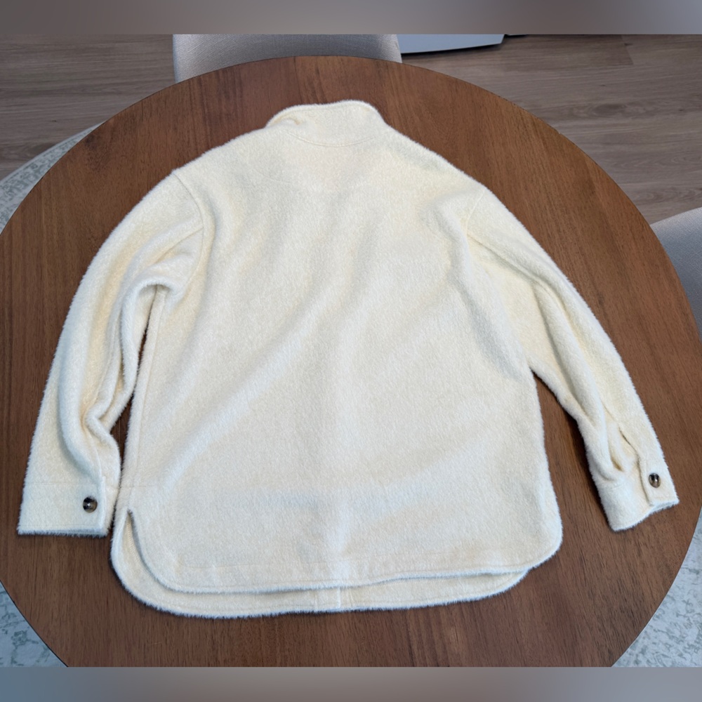 Members mark - Ivory plush shacket - Picture 4 of 4
